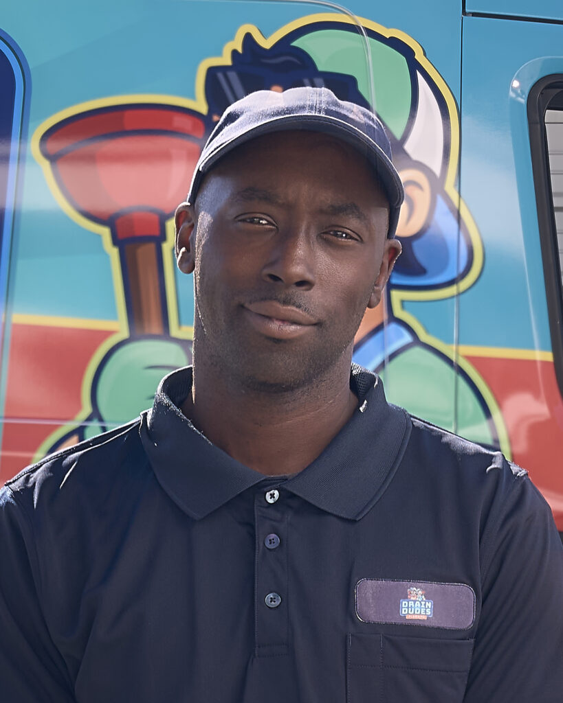 team member with the van 9